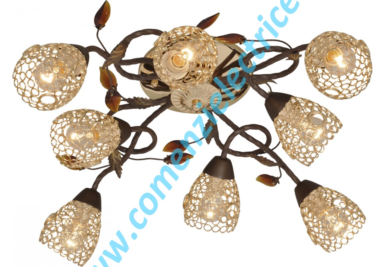 Plafoniera Egipt PL8 7163 8xE14 IP20